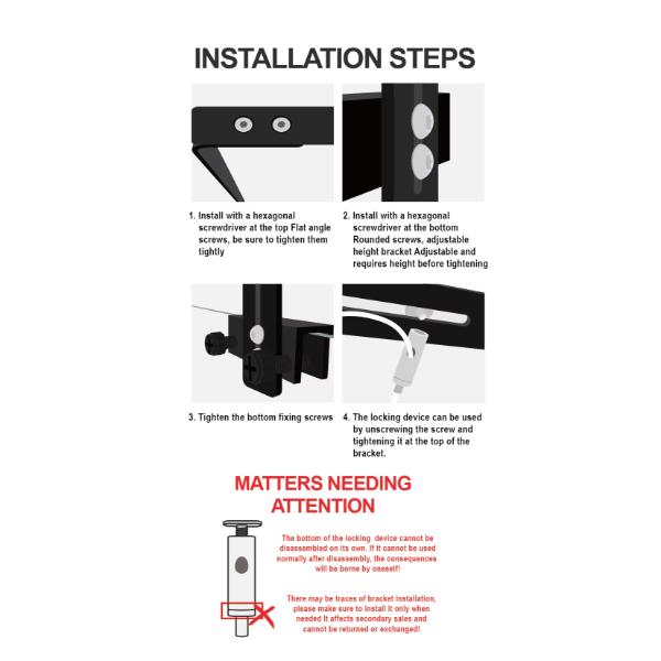 B&K Aluminum Alloy Aquarium Lights Bracket Lamp Holder