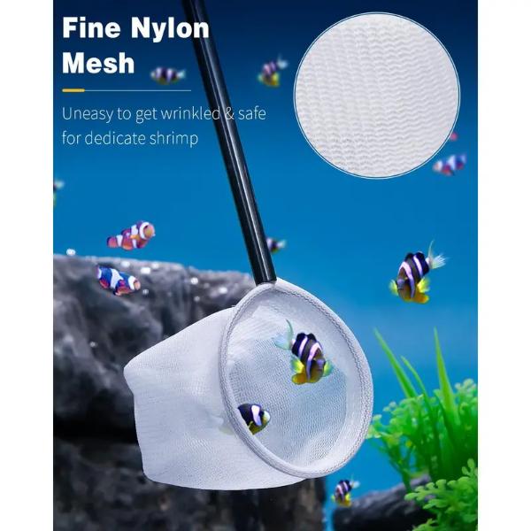 Shrimp Net Extendable Handle Stainless Steel 18~50cm