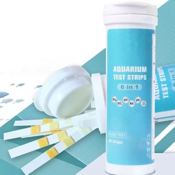 6 in 1 aquarium water test strips by Voonline