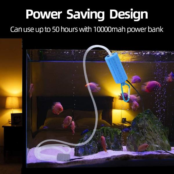Portable Mini USB Aquarium Fish Tank Oxygen Air Pump