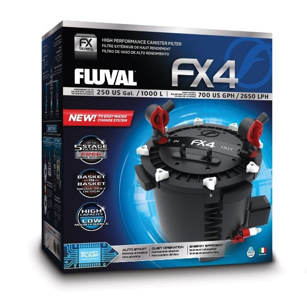Fluval High Performance Canister Filter FX4 and FX6
