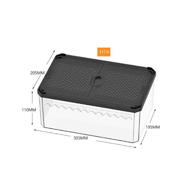 Nomoypet Magnetic Middle Sliding LID Feeding Box