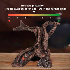 Fish Tank Trunk Decor – Natural Look Resin Aquarium Ornament
