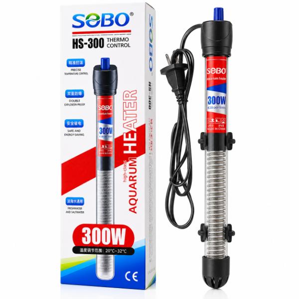 SOBO Aquarium Glass Heater HS Series (25W / 50W / 100W / 200W / 300W)