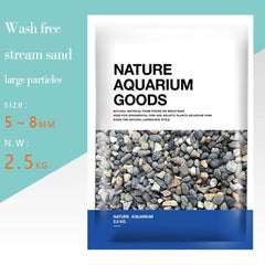 Natural Aquarium 2.5KG High Quality River Gravel Sand for Freshwater