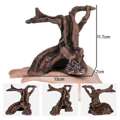 Fish Tank Trunk Decor – Natural Look Resin Aquarium Ornament