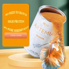 YEE High Quality Decapsulated Artemia Cysts Dry Fish Feed Ingredient Brine Shrimp Eggs for Aquaculture Hatchery