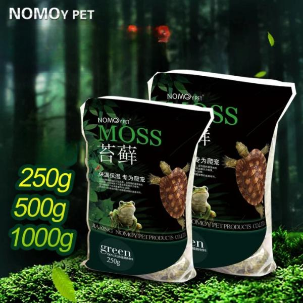 Natural Reptile Terrarium Moss, Substrate Turtle Tank Terrarium Moss - Green, 250G / 500G/ 1000G