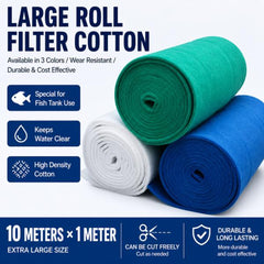 Aquarium Filter Sponge – Blue / White (50 x 100 cm)