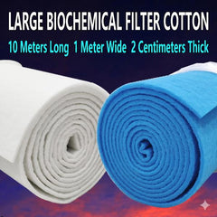Aquarium Filter Sponge – Blue / White (50 x 100 cm)