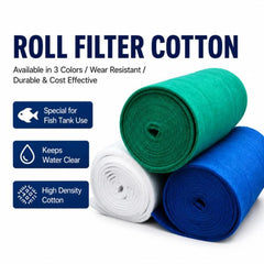 Aquarium Filter Sponge – Blue / White (50 x 100 cm)
