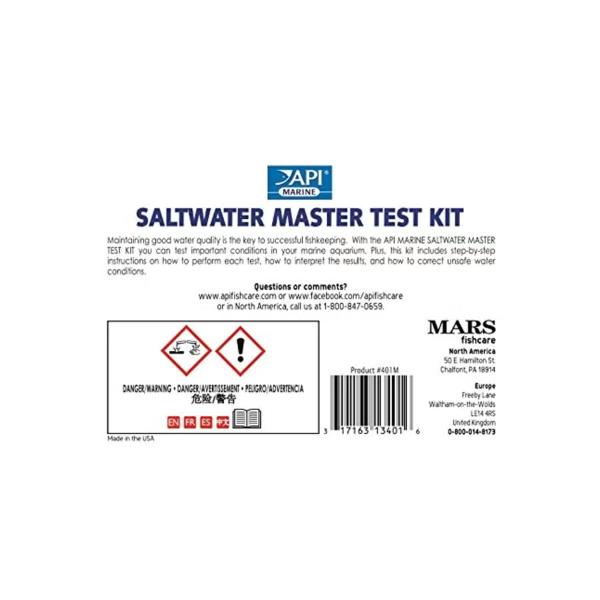 Saltwater Master Test Kit Clear/Blue