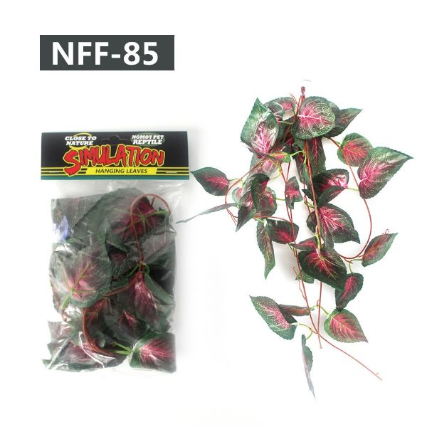 Nomoypet Artificial Hanging Leaves Amphibians and Reptiles Non-Toxic Safe and Durable