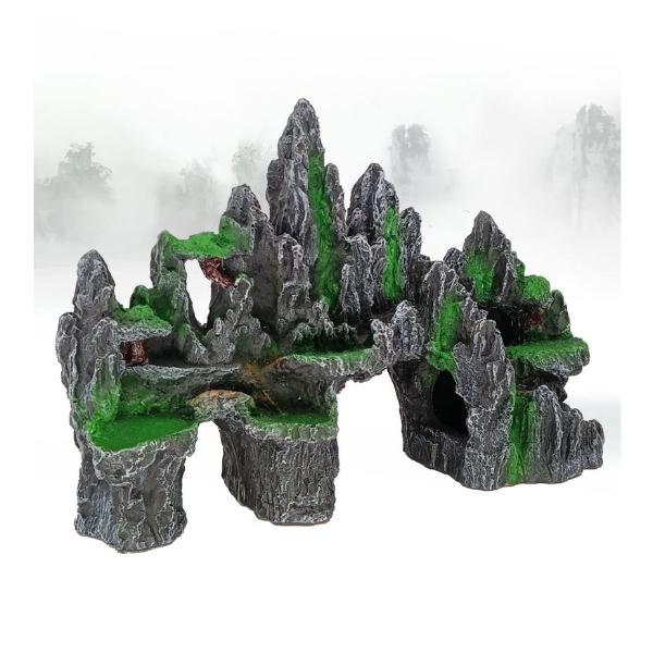 Mountain View Aquarium Ornament Decoration 31cm