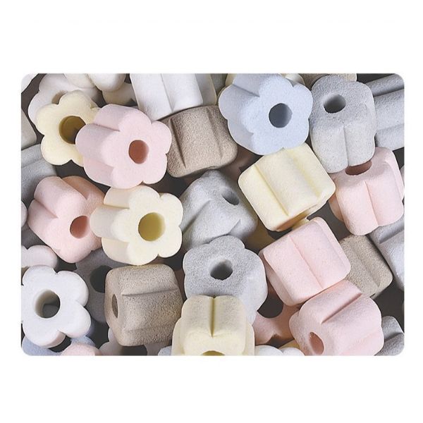 Filter Media Bacteria House Nano Plum Ring Quartz Ceramic Bio Ring 500gm