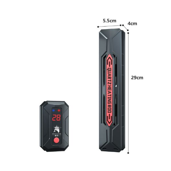 Upgraded Heater with HD LED Temperature Display - 300W/500W/1000W/1200W