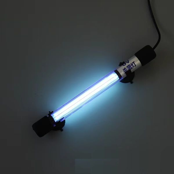 7W UV Aquarium Submersible Sterilization Light with Timer