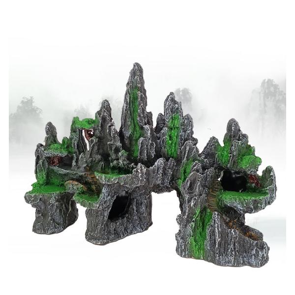 Mountain View Aquarium Ornament Decoration 31cm