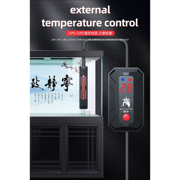 Upgraded Heater with HD LED Temperature Display - 300W/500W/1000W/1200W