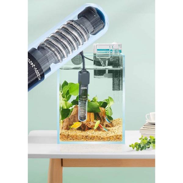 Mini Aquarium Heating Rod with LED Temperature Display 25W and 50W