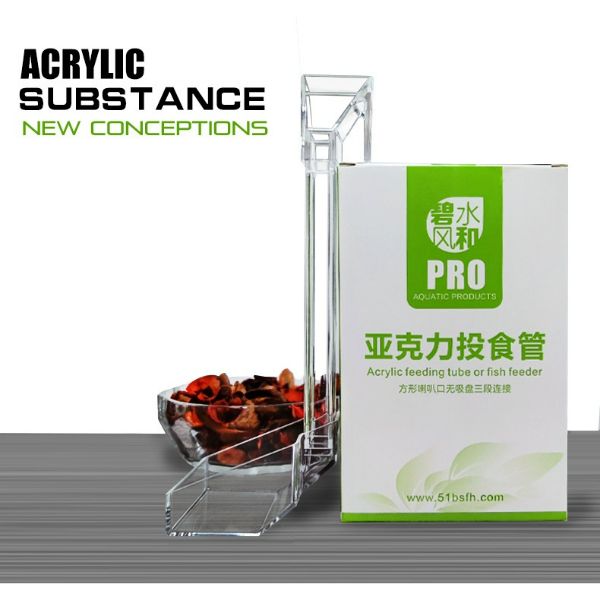 Acrylic Hanging Shrimp Feeding Tube