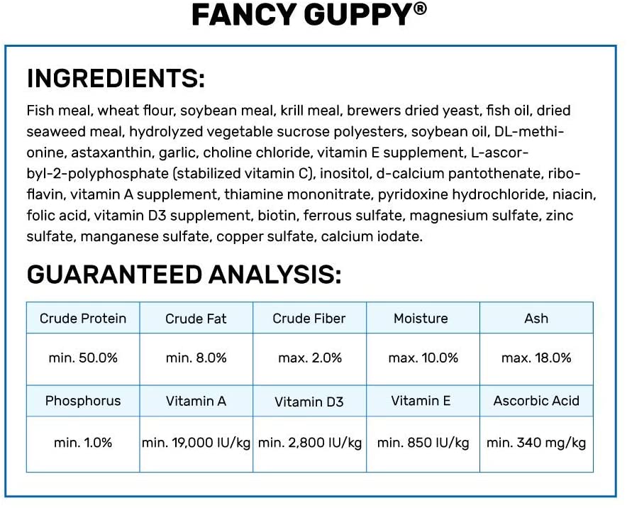 Hikari Fancy Guppy Specialized Food for Livebearers Fish Food 22g (0.7oz)