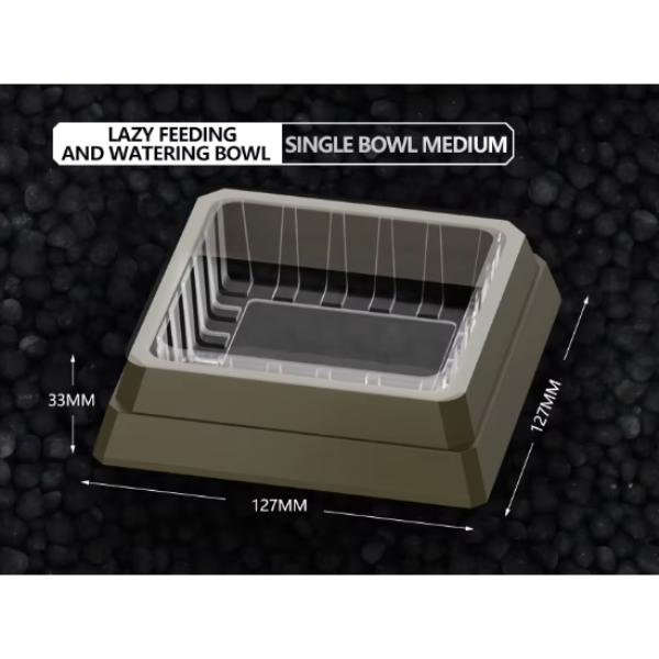 Reptile Feeding and Watering Bowl Single Double (3 Sizes)