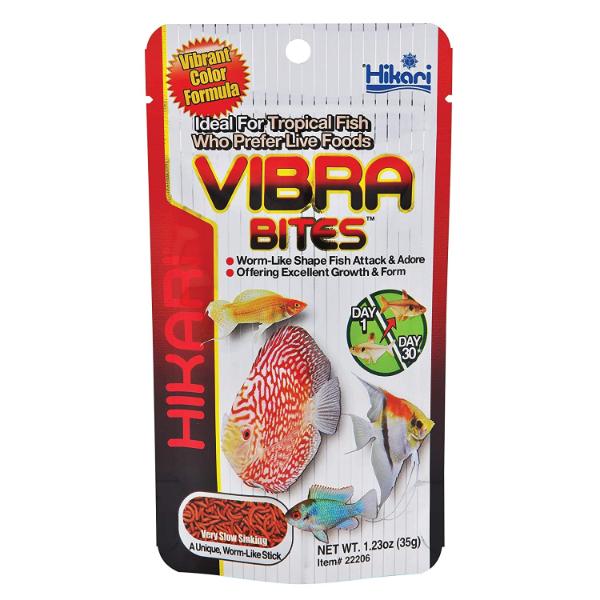 HIKARI Vibra Bites Ideal for Tropical Fish Who Prefer Live Foods