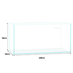 Super Ultra Clear Glass Tank 100x50x50cm Low Iron