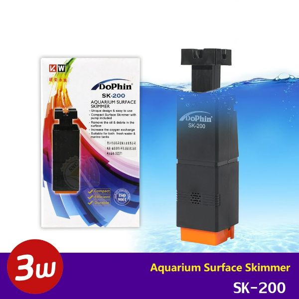DOPHIN Aquarium Surface Oil Skimmer SK-200