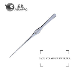 AQUAPRO Tweezer Fish Tank Aquascaping Straight and Bend 25cm