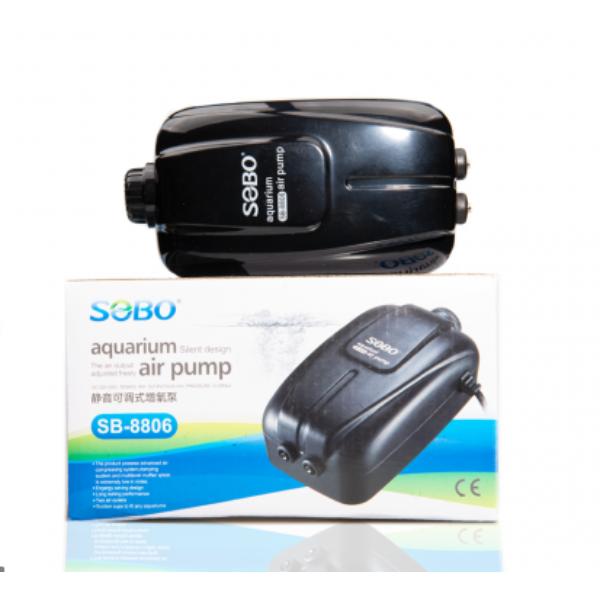 SOBO SB-8806 Oxygen Pump Double Air Outlet-4.5W