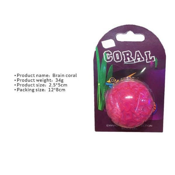 Artificial Swimming Luminous Glowing Effect Coral Decoration 4 Colors