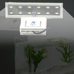 Aquarium Flexible Clip Lamp Fish Tank Over Head LED Water - LED Clip Lamp ZY-20Z - White