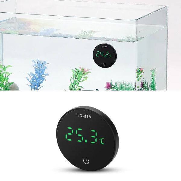 Rechargeable Digital Thermometer for Aquarium -9.9to50℃