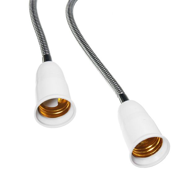 Double Heads Clip with Switch Extension Bulb Holder Socket for Led Grow Light
