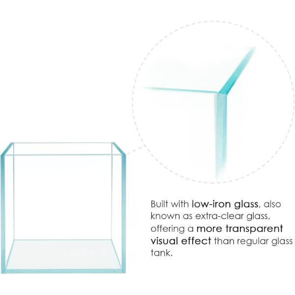 Super Clear Aquarium Cube Glass Tank (20-40cm)