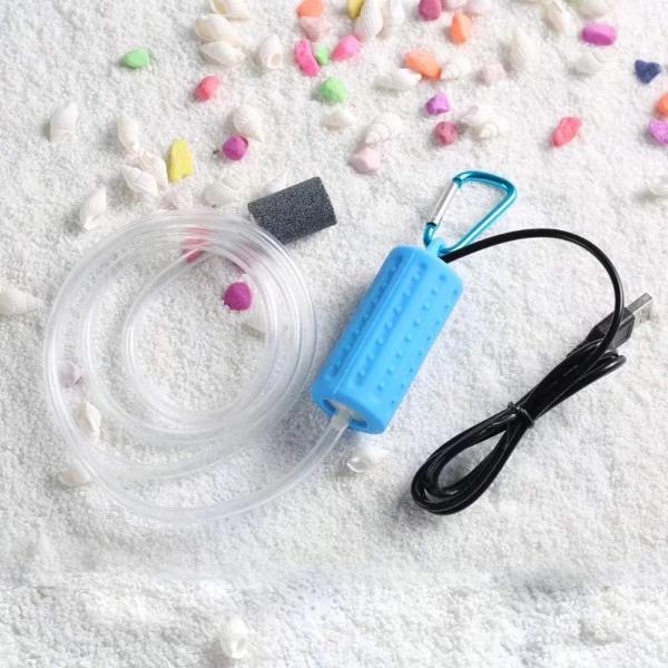 Portable Mini USB Aquarium Fish Tank Oxygen Air Pump