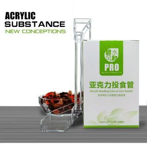 Acrylic Hanging Shrimp Feeding Tube