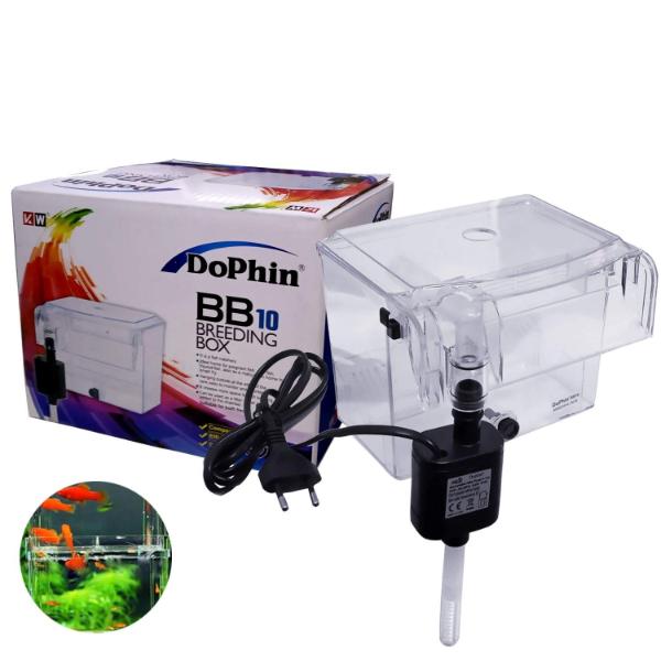 Dophin BB10 Breeding Box Hatchery WITH PUMP 16cmLx14.5cmWx13cmH