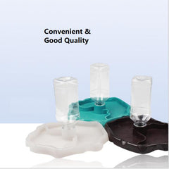 Automatic Reptile Feeders Water Turtle Food and Water Bowl Small Animal Dispenser Bottle for Aquarium Ornament Terrarium Dish Plate Lizards Tortoises or Reptiles