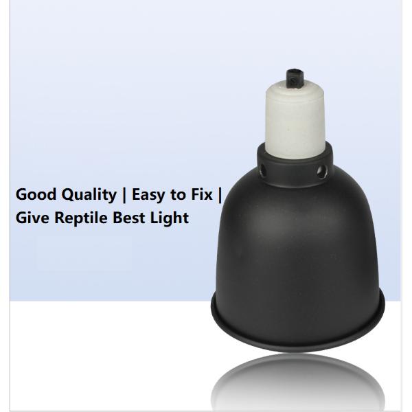 Nomoypet 5.5 inch deep 3 Sizes dome lamp shade Ceramic Heat UV UVB Lamp Light Holder
