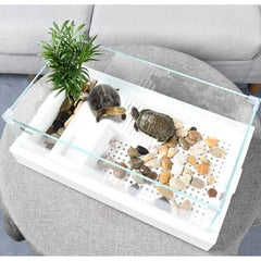PREMIUM TURTLE TANK TA-600 Detached Ecological Ultra-White Tank