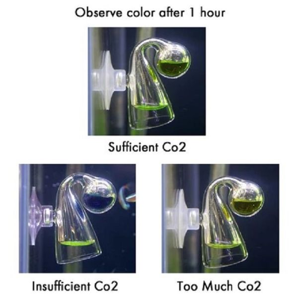 Co2 Glass Drop Checker Includes Reagent Indicator