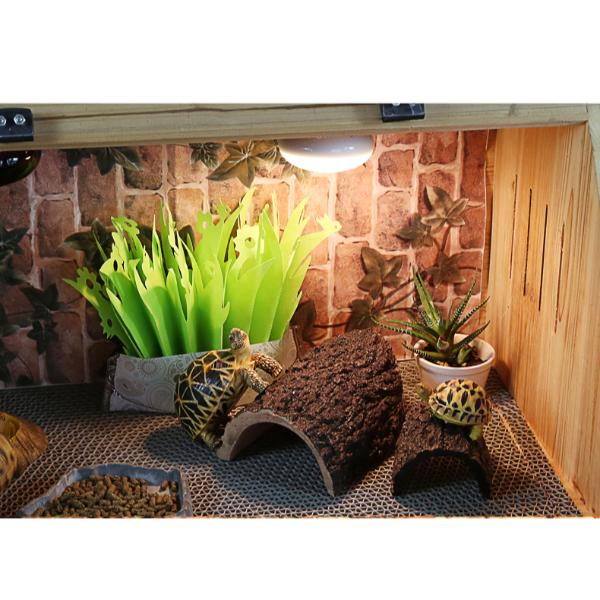 Reptile Hide-Snake Hides and Caves Reptile Cave Habitat Hideouts Reptile Terrarium Decor for Gecko Lizard Tortoise Turtle Spider Scorpion 17.5 X 11 X 7cm.