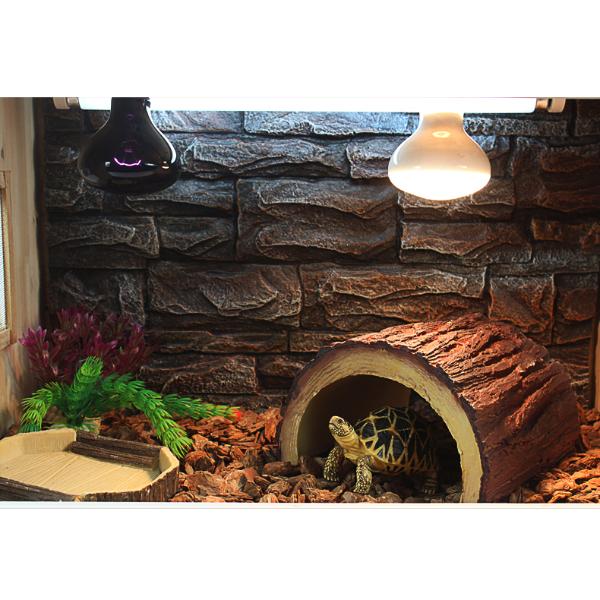Reptile Hide-Snake Hides and Caves Reptile Cave Habitat Hideouts Reptile Terrarium Decor for Gecko Lizard Tortoise Turtle Spider Scorpion 17.5 X 11 X 7cm.